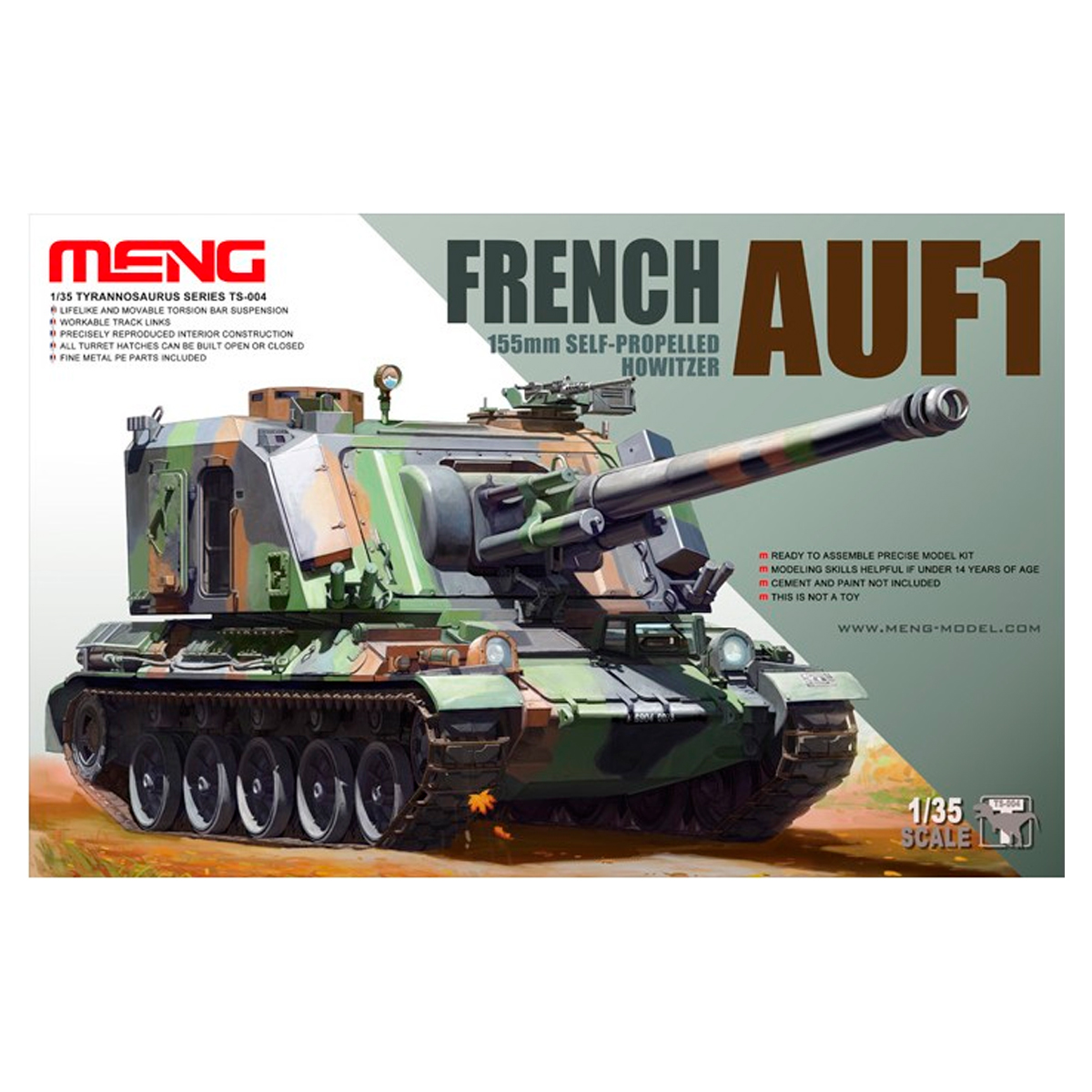 1/35 French AUF1 155mm Self-propelled Howitzer