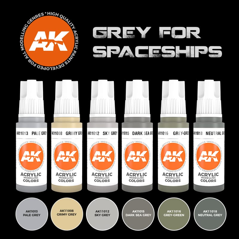 Buy GREY FOR SPACESHIPS online for 16,50€