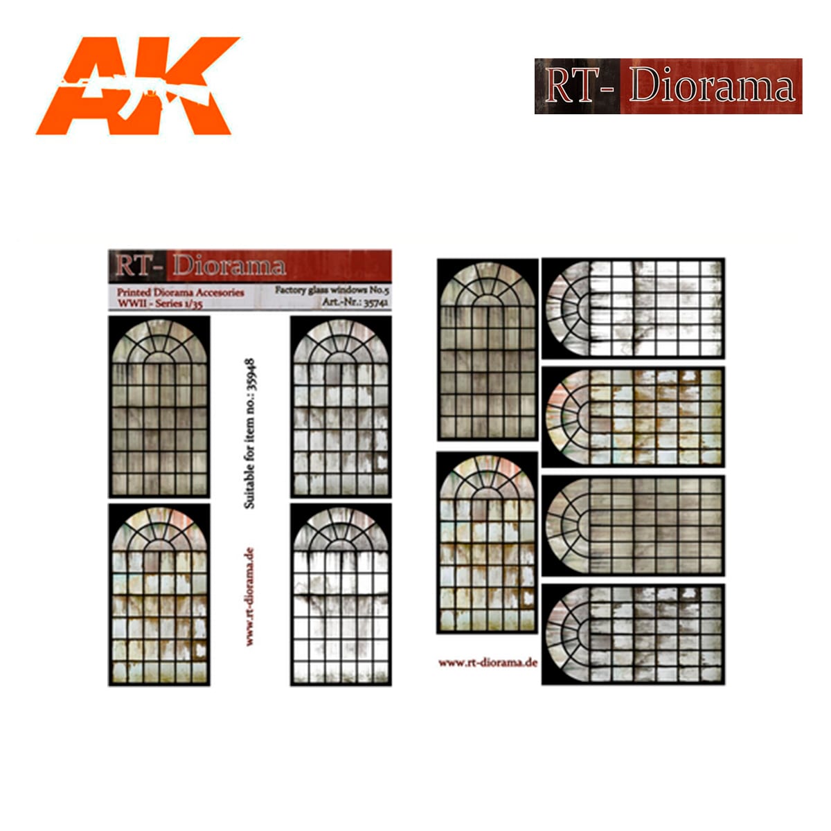 Printed Accesories: Factory glass windows Nr.5