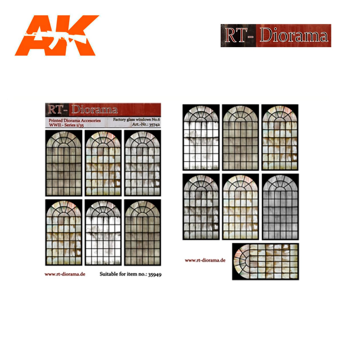 Printed Accesories: Factory glass windows Nr.6