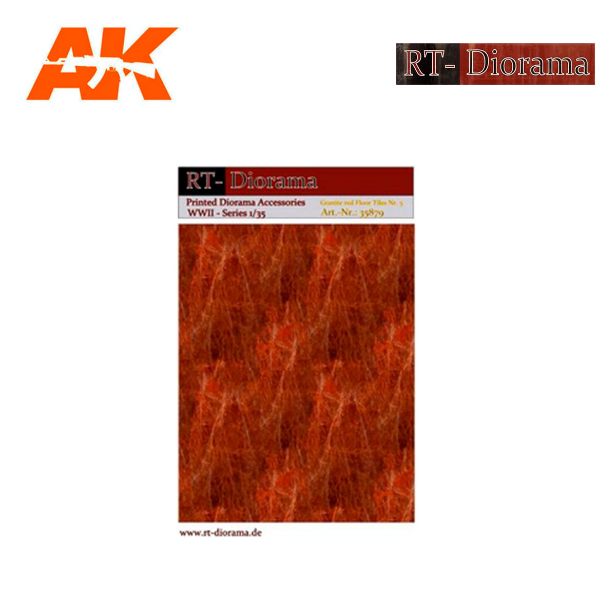 Printed Accesories: Granite red Floor Nr.5