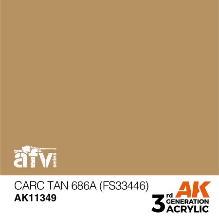 AK11349 CARC TAN 686A (FS33446)