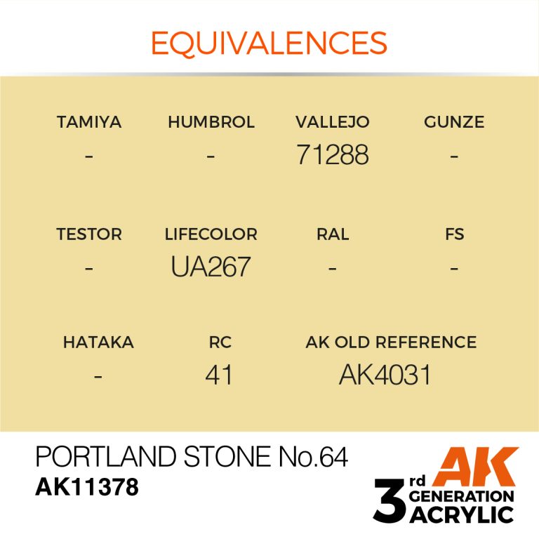AK11378 PORTLAND STONE NO.64