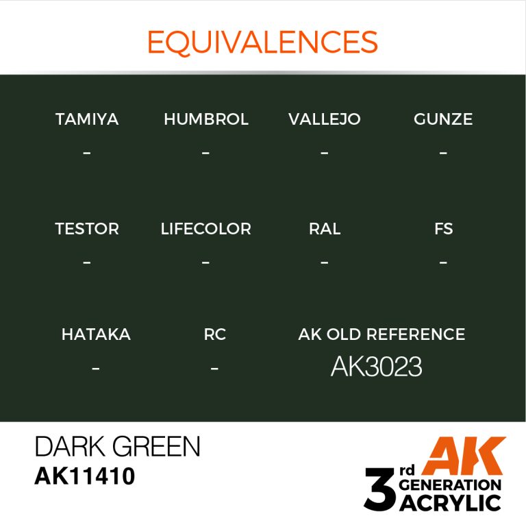 AK11410 DARK GREEN