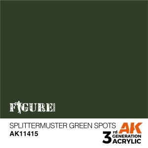 AK11415 SPLITTERMUSTER GREEN SPOTS