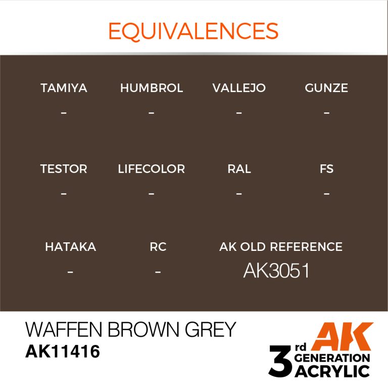 AK11416 WAFFEN BROWN GREY