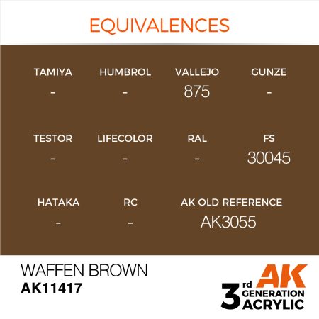 AK11417 WAFFEN BROWN