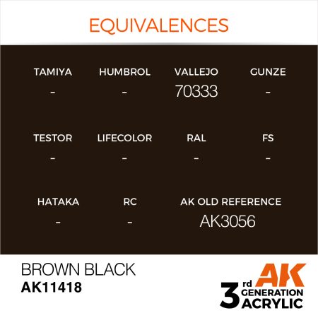 AK11418 BROWN BLACK