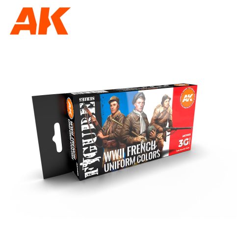 AK11633 WWII FRENCH UNIFORM COLORS