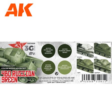 AK11639 4BO RUSSIAN GREEN MODULATION SET