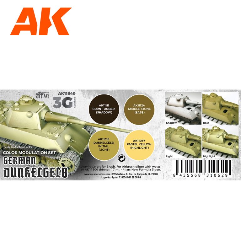 AK11640 GERMAN DUNKELGELB MODULATION SET