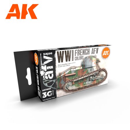 AK11660 WWI FRENCH AFV COLORS