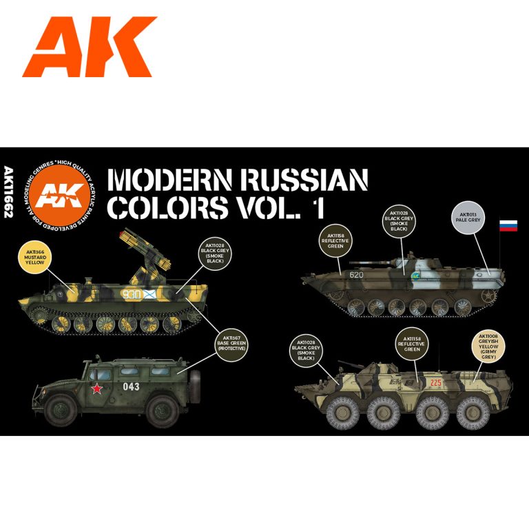 AK11662 MODERN RUSSIAN COLOURS VOL 1