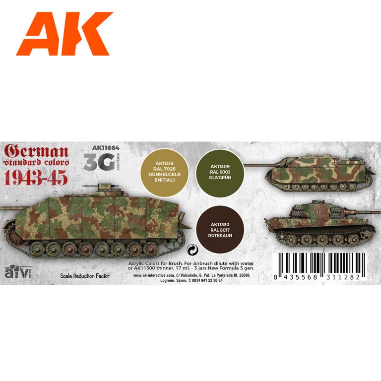 AK11664 GERMAN STANDARD COLORS 1943-45