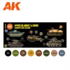 AK11668 WWII US ARMY AND USMC CAMOUFLAGE COLORS