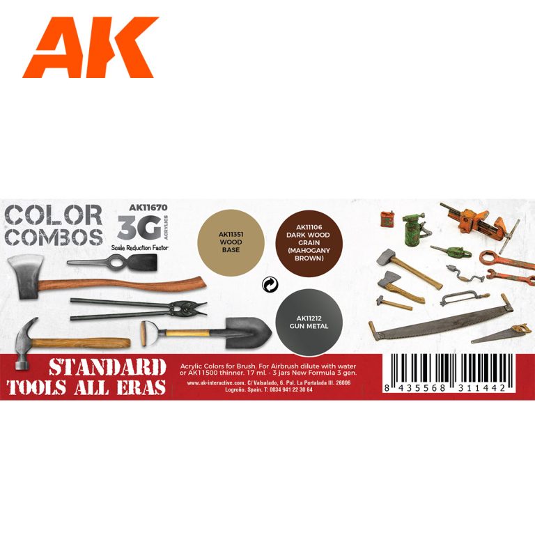 AK11670 STANDARD TOOLS ALL ERAS