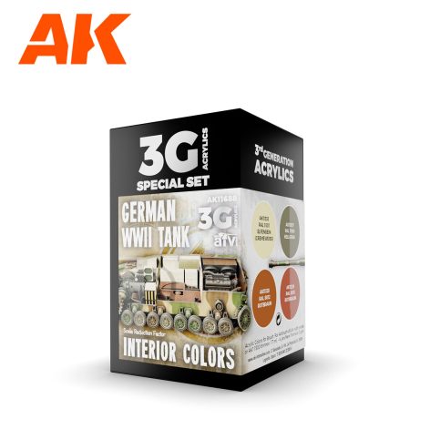 AK11688 GERMAN WWII TANK INTERIOR COLORS