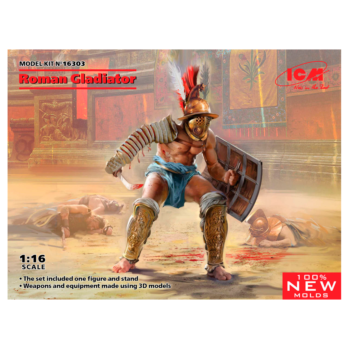 Roman Gladiator (100% new molds) 1/16