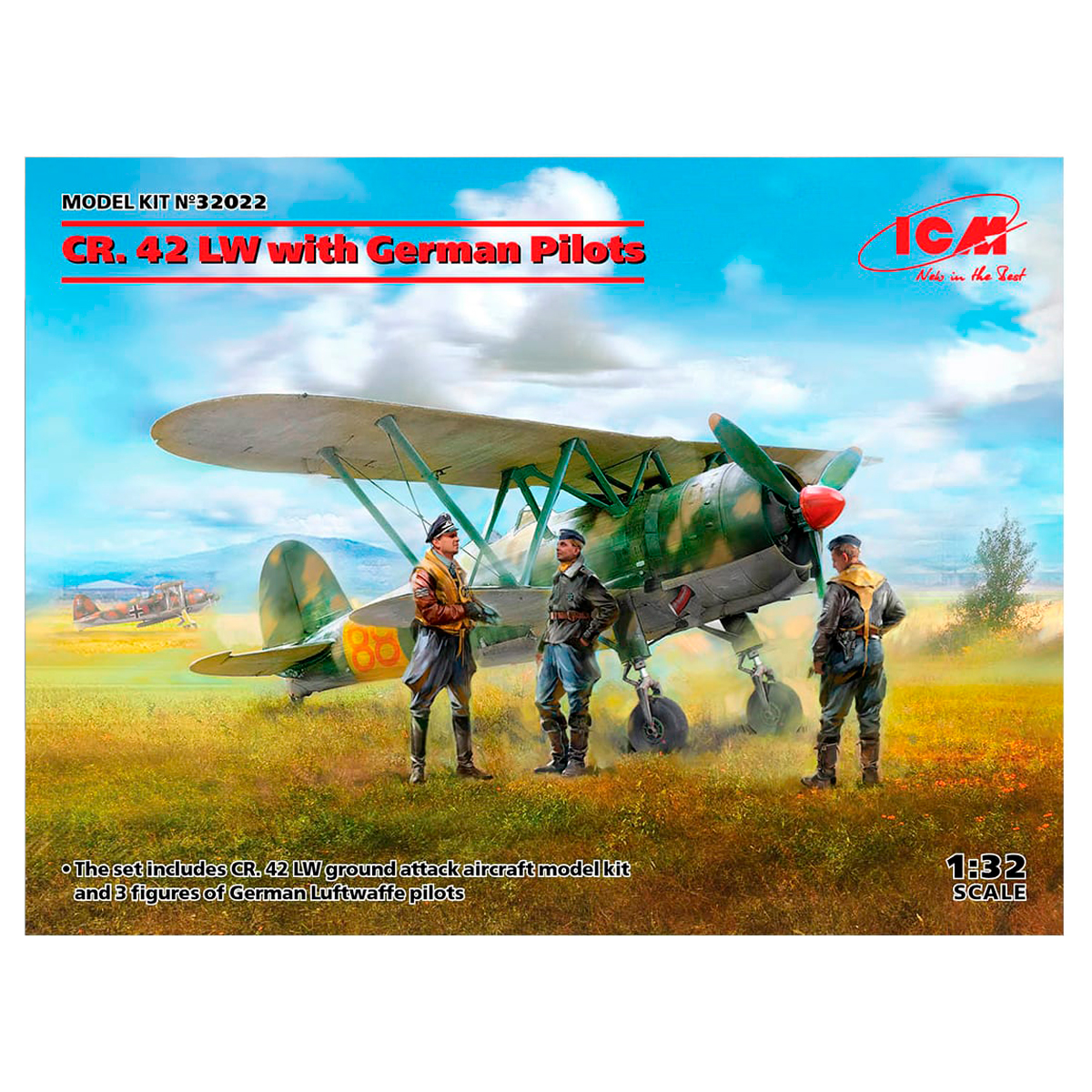 CR. 42 LW with German Pilots 1/32