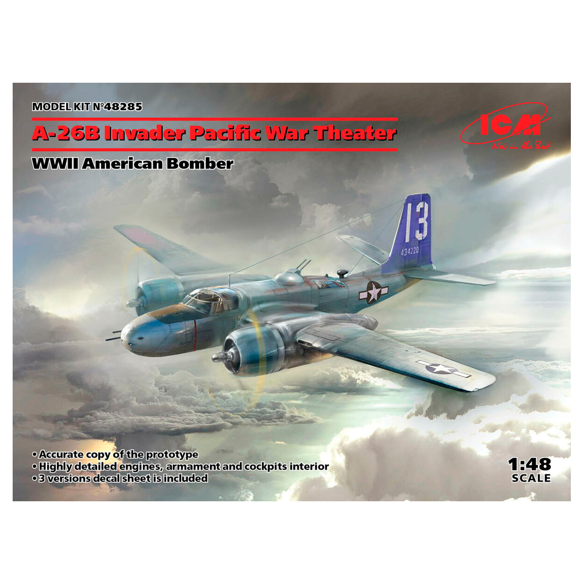 A-26В Invader Pacific War Theater, WWII American Bomber