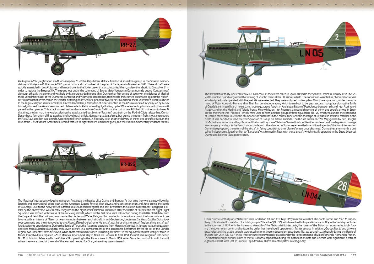 English, 232 pages Abteilung 502 Aircraft of Spanish Civil War 1936-39 