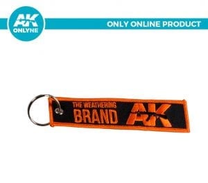 AK907D keychain akinteractive black orange