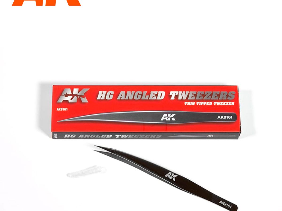 Buy HG ANGLED TWEEZERS 01 THIN TIPPED online for10,95€