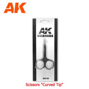 AK9168 Scissors "Curved Tip"