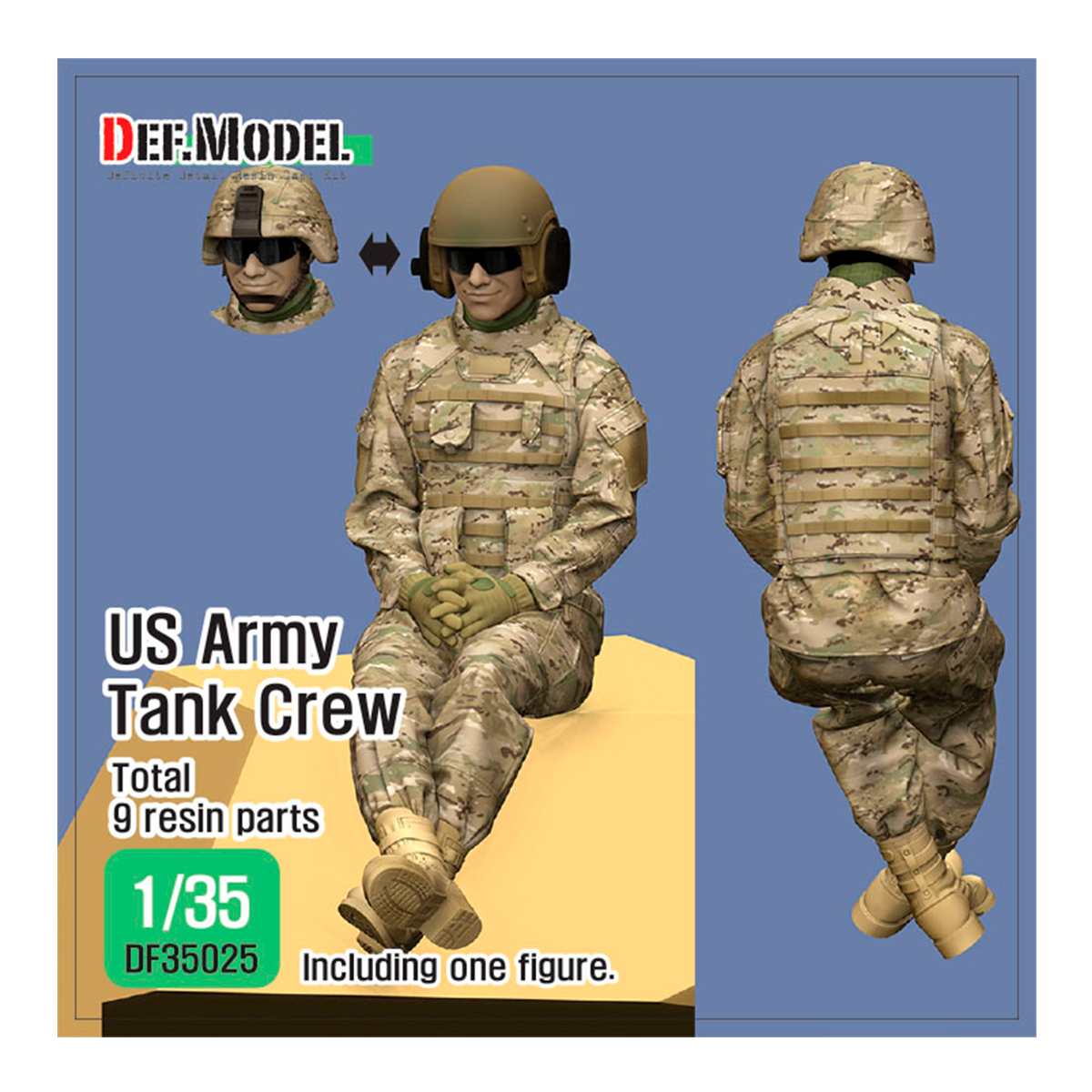 US army tank crew rest (1) 1/35