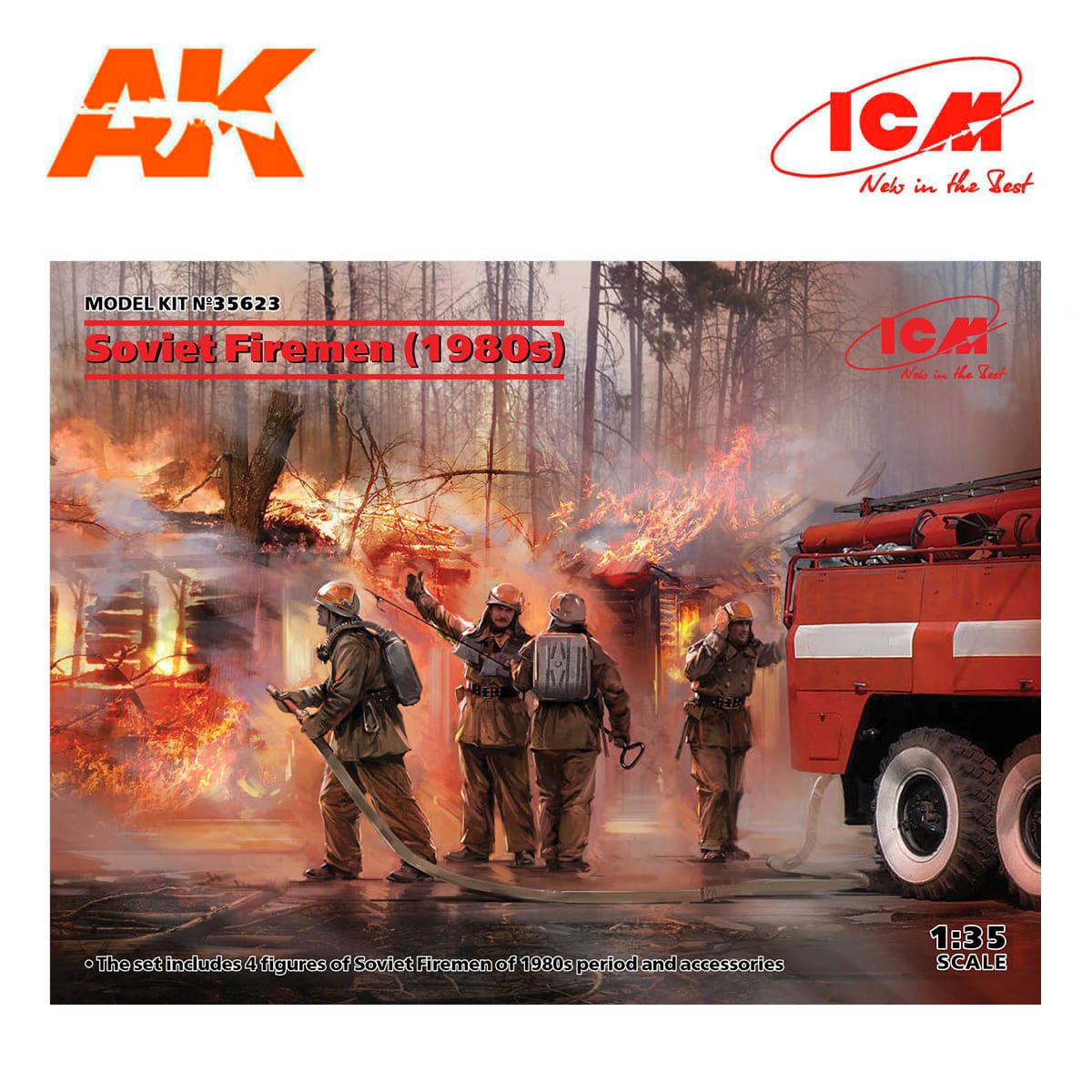 Soviet Firemen (1980s) 1/35