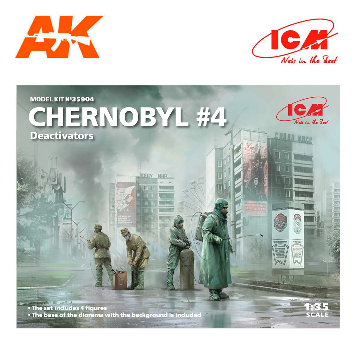Chernobyl#4. Deactivators (4 figures) 1/35