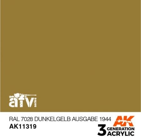 AK11319 RAL 7028 DUNKELGELB AUSGABE 1944