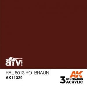 AK11329 RAL 8013 ROTBRAUN
