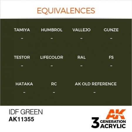 AK11355 IDF GREEN