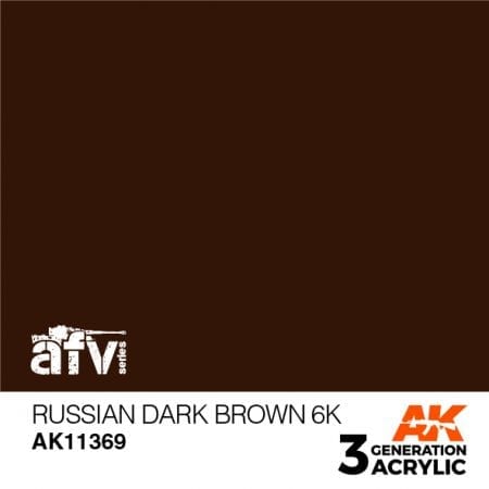 AK11369 RUSSIAN DARK BROWN 6K