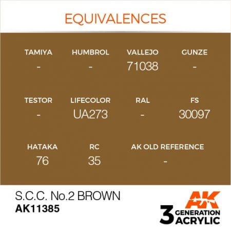 AK11385 S.C.C. NO.2 BROWN