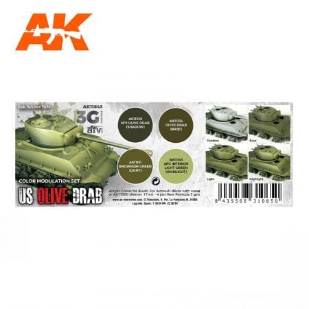 AK11643 US OLIVE DRAB MODULATION SET