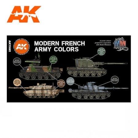AK11661 MODERN FRENCH ARMY COLORS