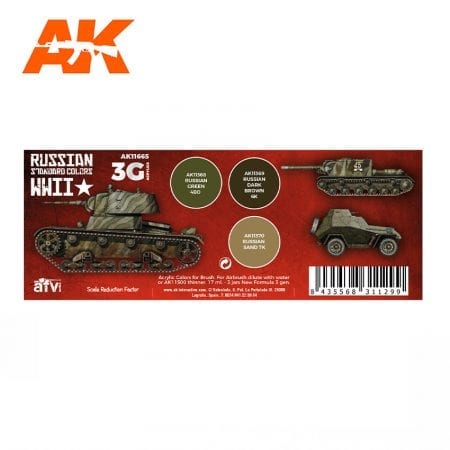 AK11665 WWII RUSSIAN STANDARD COLORS
