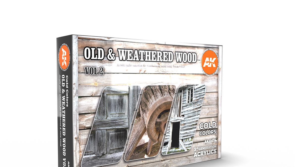 AK Interactive Old & Weathered Wood Vol.1 Acrylic Paint Set (6 Colors) –  Model Airplane Depot