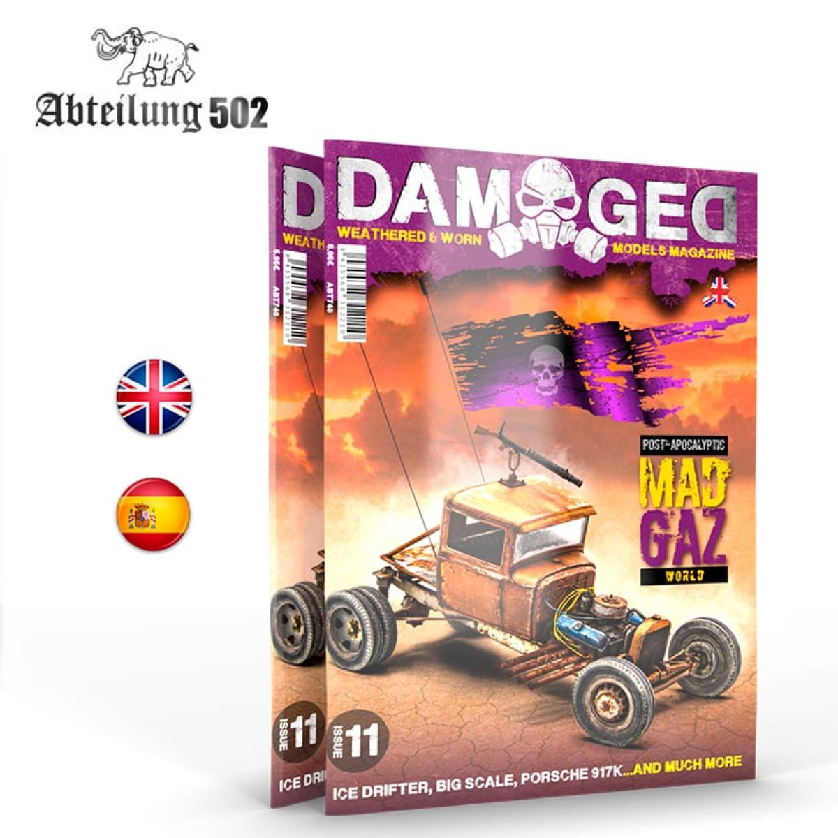 Buy DAMAGED MAGAZINE 11 online for5,95€ | AK-Interactive