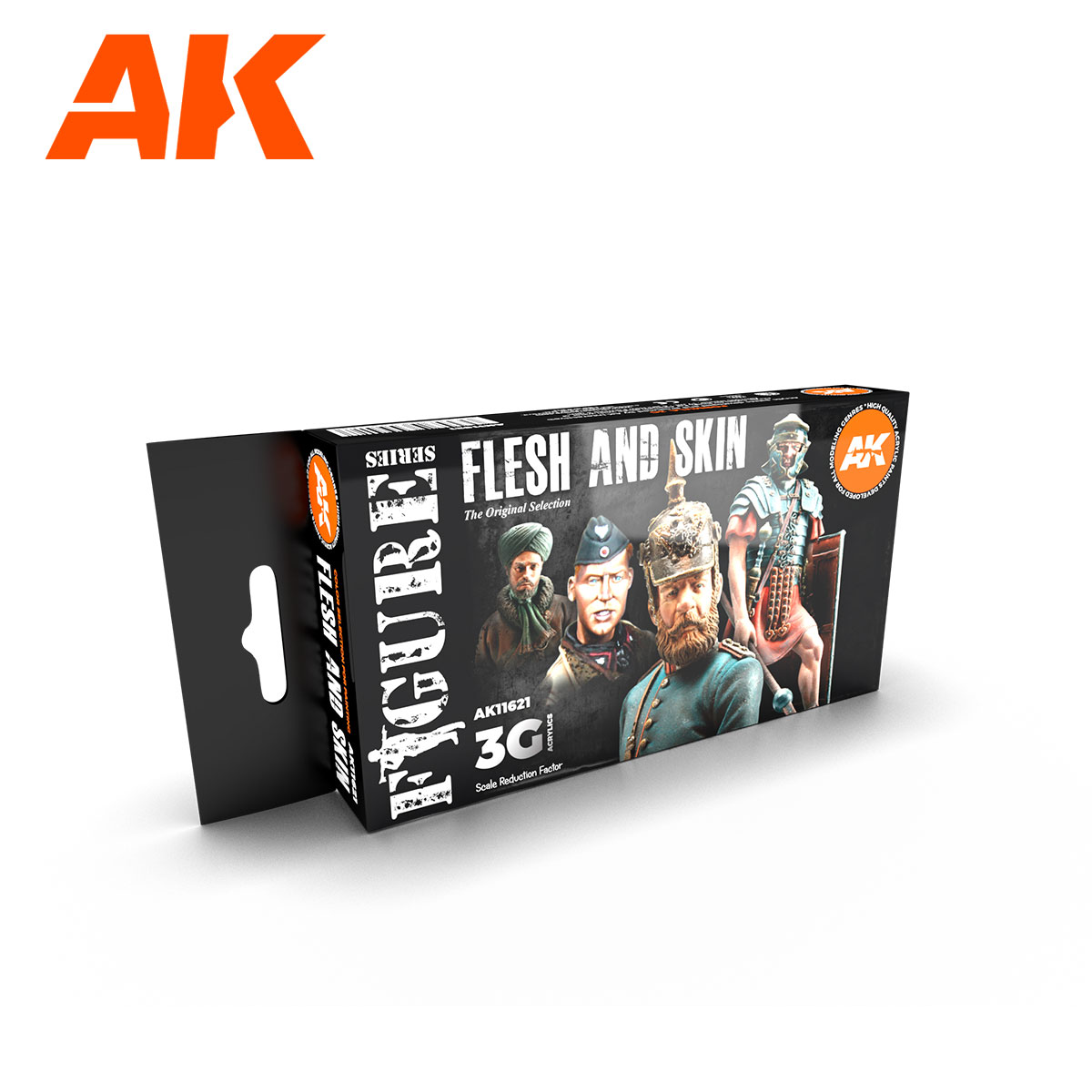 AK Interactive 3G MODEL Paint SKIN And LEATHER Set Acylics AK-11613