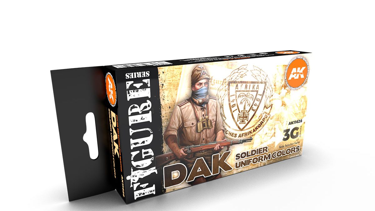 AK Interactive Figure Series: DAK Soldier Uniforms Acrylic Paint Set ( –  Military Model Depot