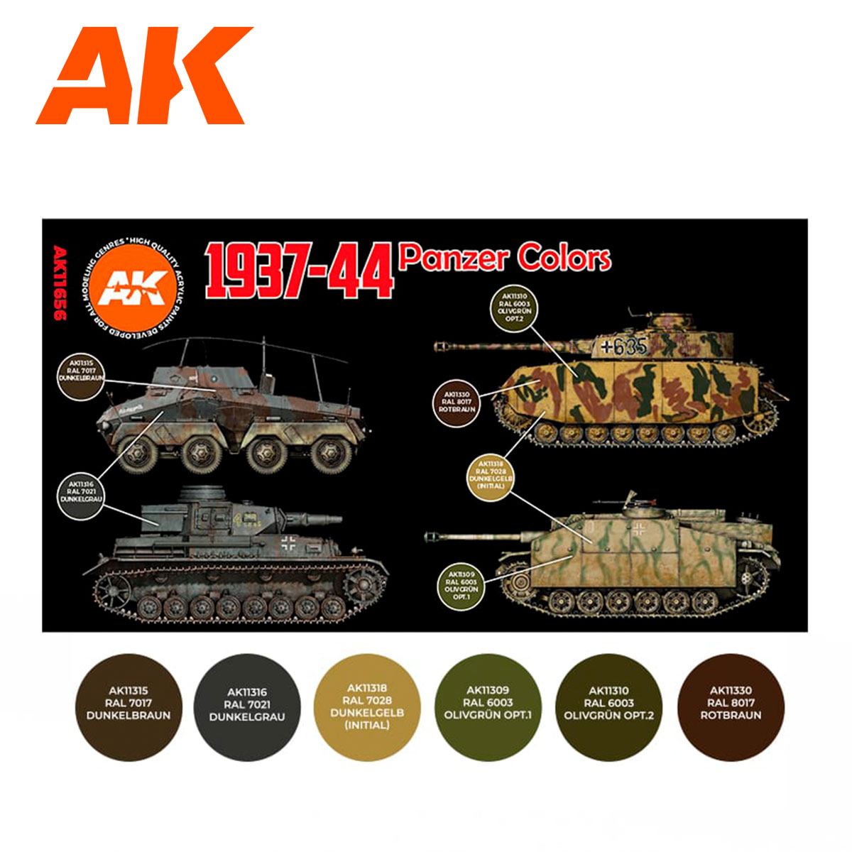 AK Interactive 11622 Figures: Panzer Black Uniform 17ml Acrylic Paint –  Trainz