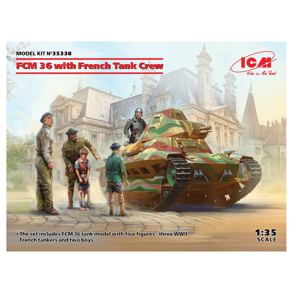 FCM 36 with French Tank Crew 1/35