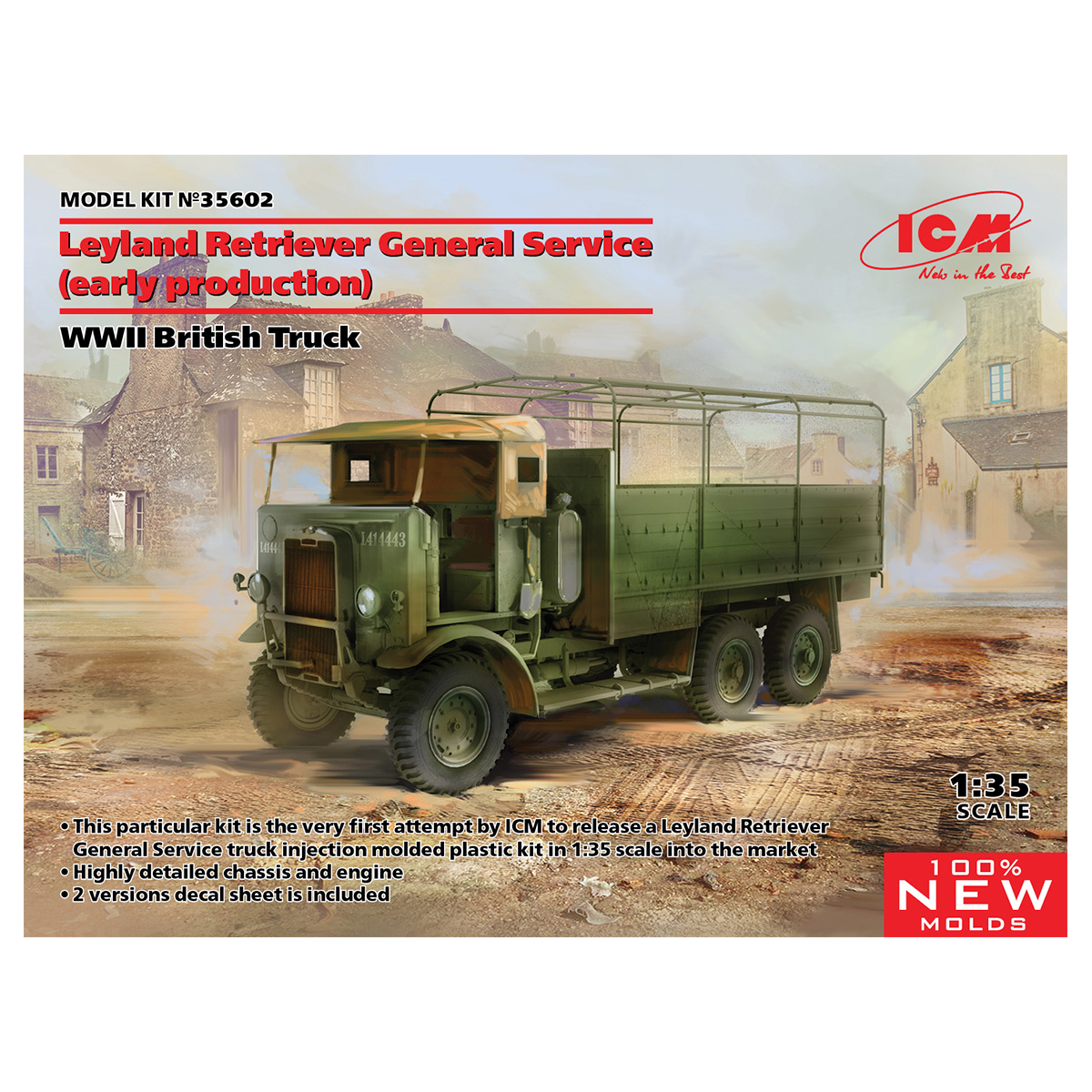 Leyland Retriever General Service (early production), WWII British Truck 1/35
