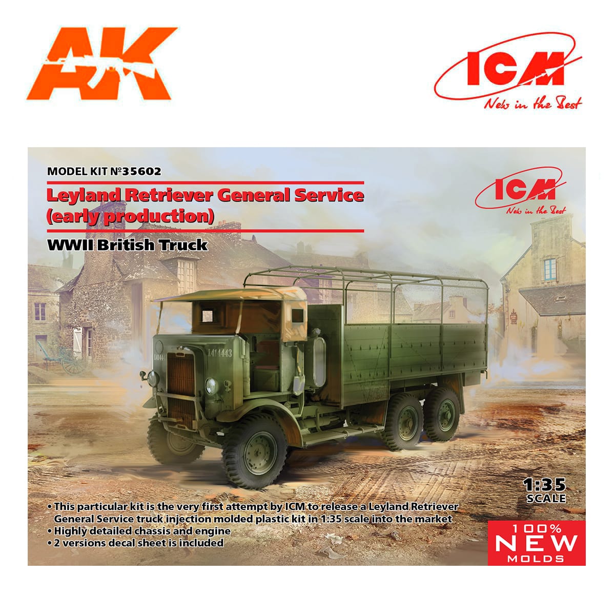 Leyland Retriever General Service (early production), WWII British Truck 1/35