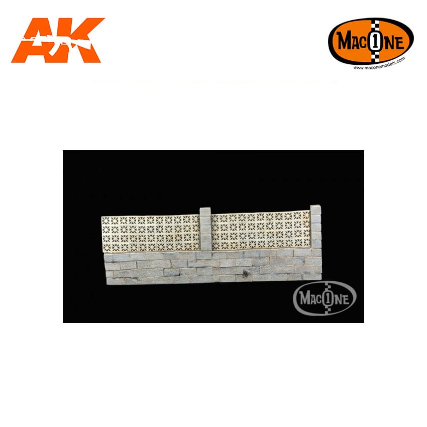 Wall with cinder blocks type «B» 1/35