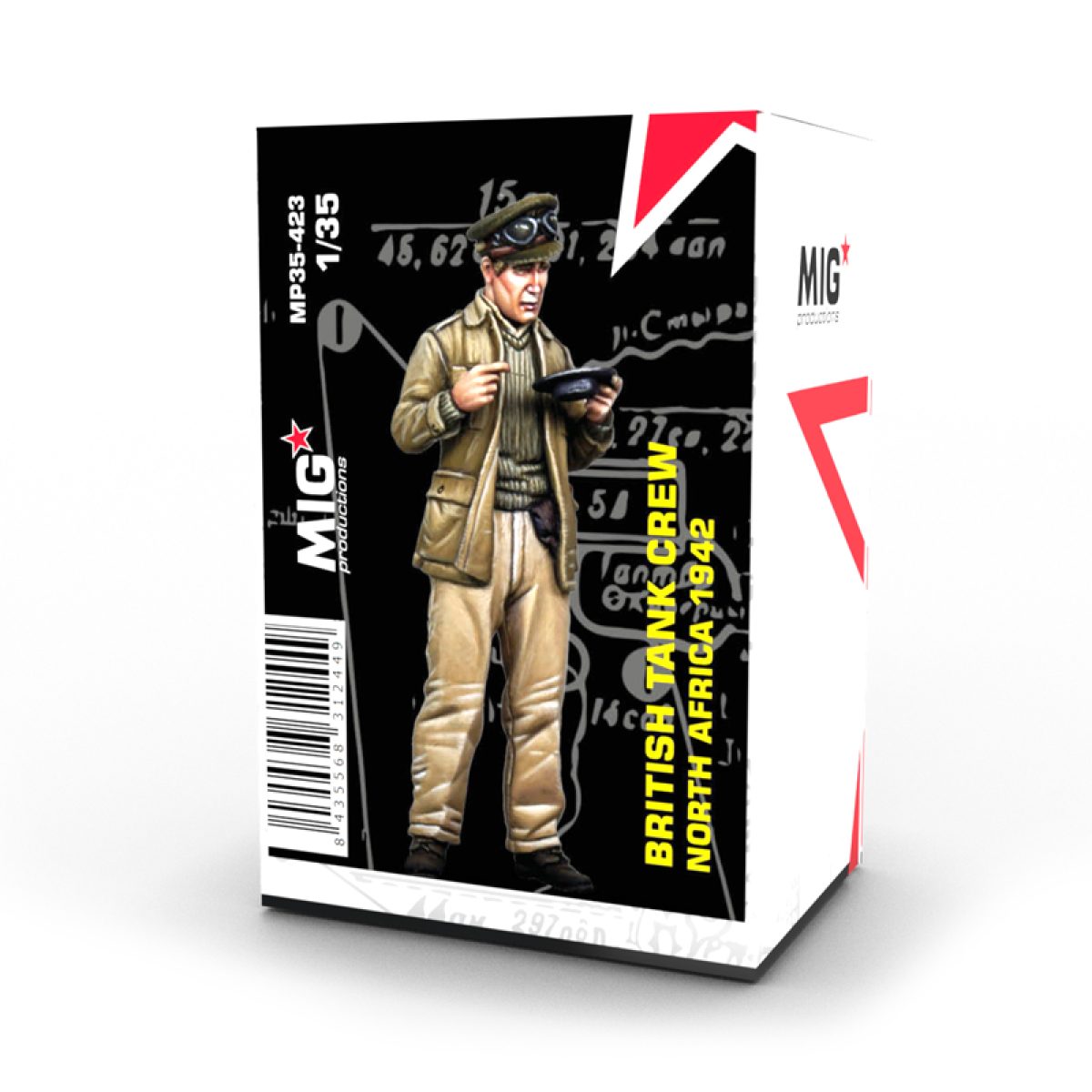 Buy 1/35 BRITISH TANK CREWMAN EATING - NORTH AFRICA 1942 online for13,95€