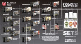 TRIPTICO AFV-FIG SETS acrylics third generation akinteractive